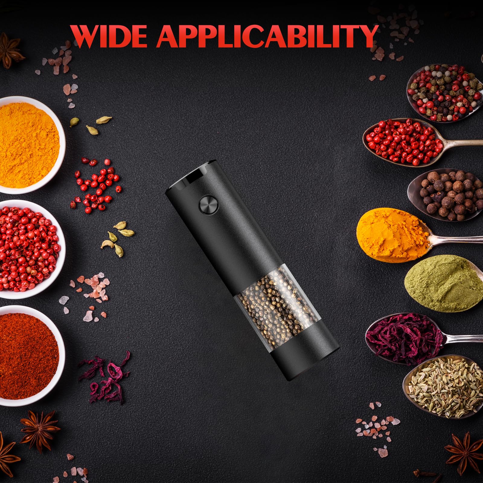 ioion grinder in one-handed use for mess-free cooking