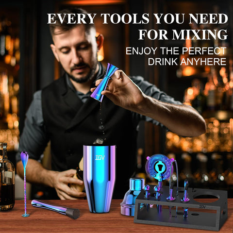 IOV stainless steel shaker delivers durable reliability and easy cleaning.