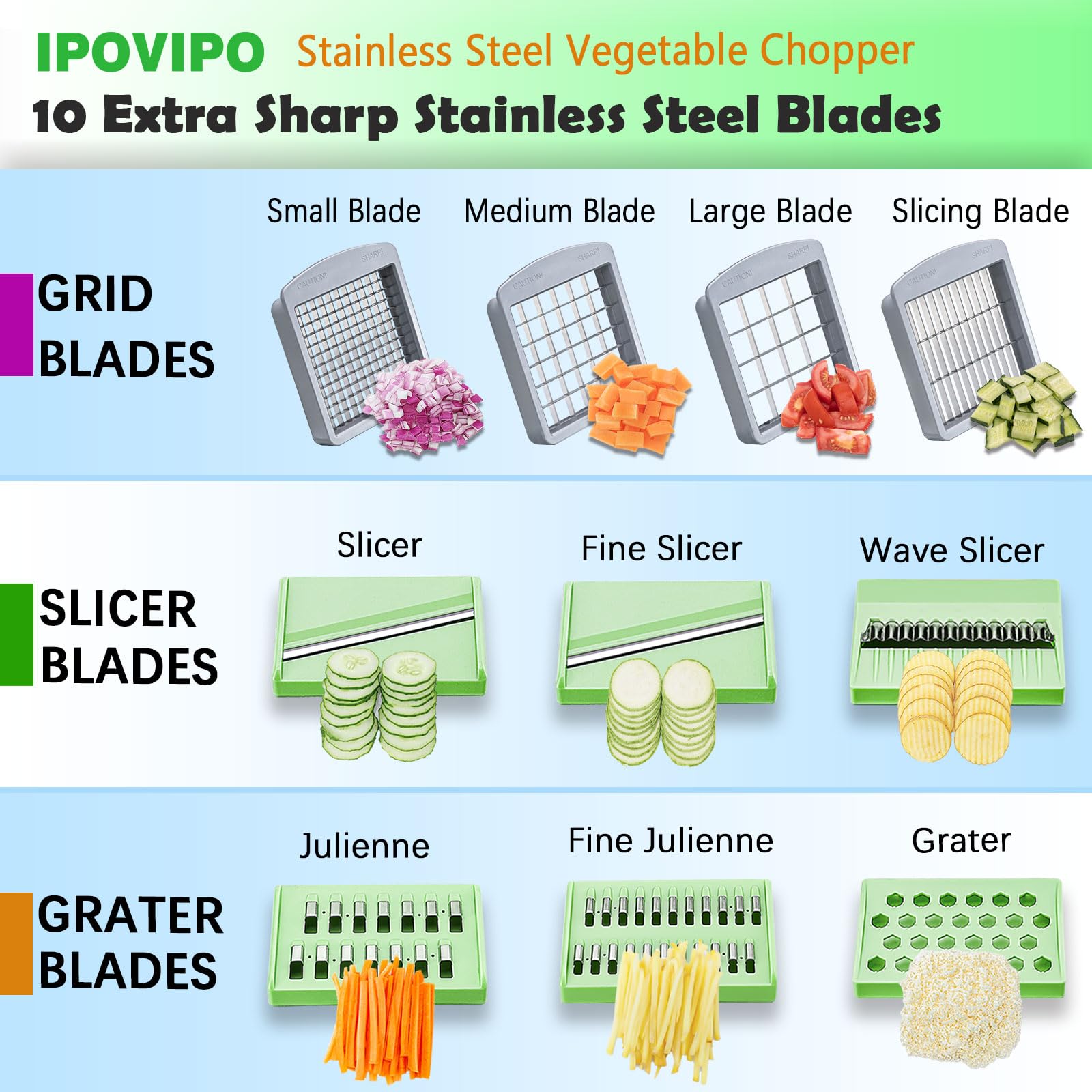 IPOVIPO compact design saves counter space during meal prep.