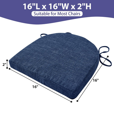 IPYNBAP 16x16-inch cushions fit most chairs for dining spaces.