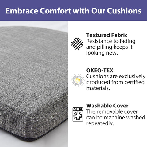 IPYNBAP 30D foam cushions provide supportive seating with quick rebound