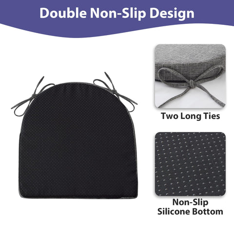 IPYNBAP chair cushions attached ties secure fit on most chairs