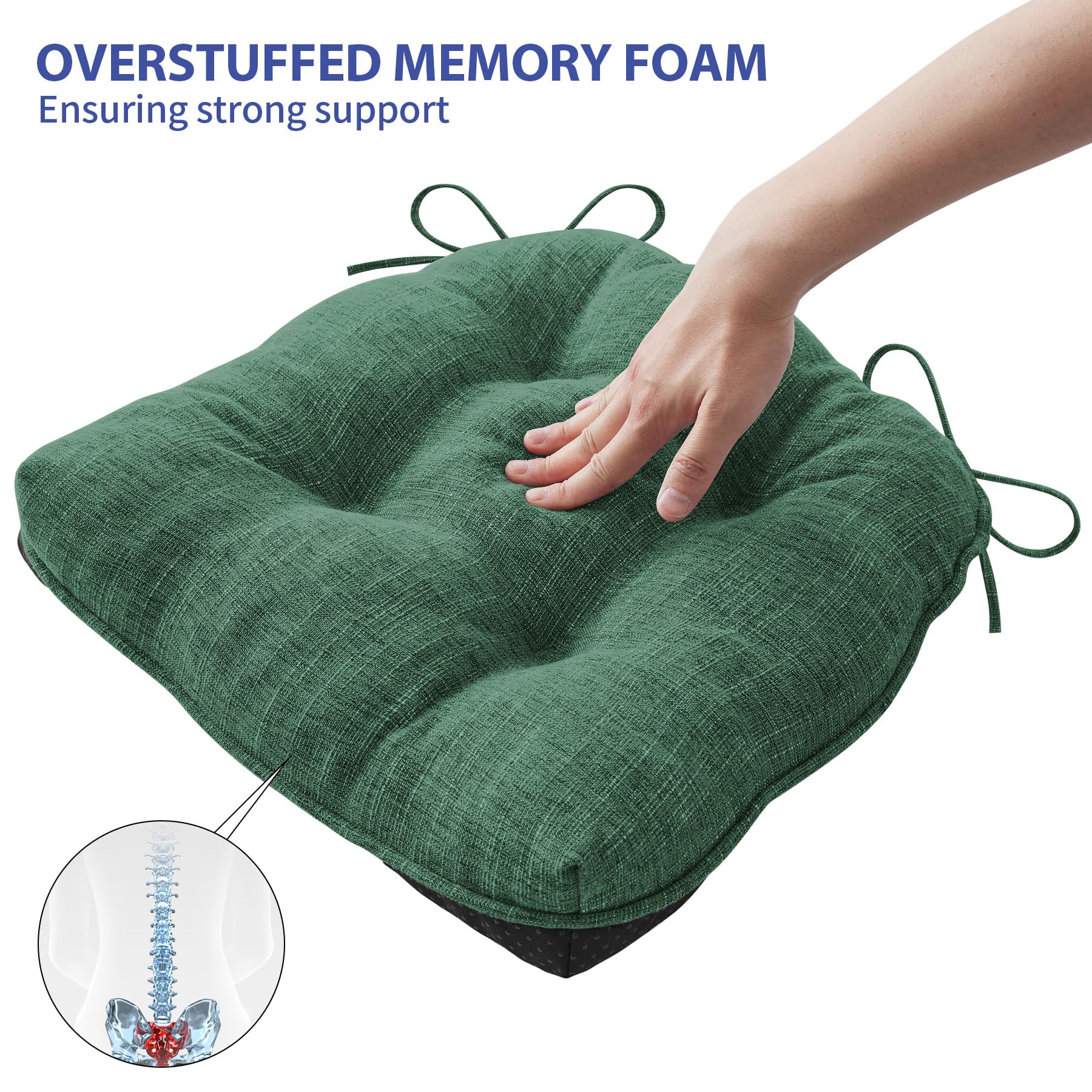 IPYNBAP easy-clean cushion resists spills with wipe-clean maintenance.