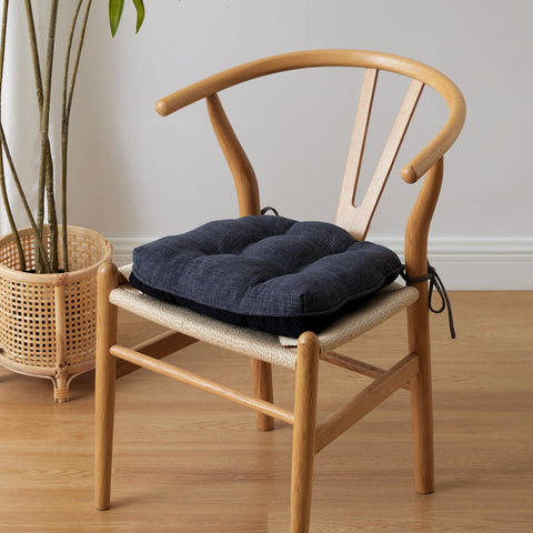 IPYNBAP 15.5x15.5 inch seat pad on chair showing versatile comfort