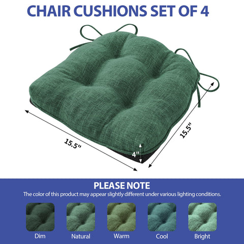 IPYNBAP tufted dark-green cushion adds supportive padding.