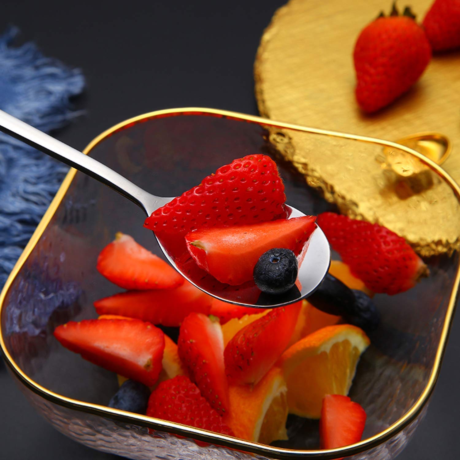 IQCWOOD dishwasher safe spoons stay shiny without deformation after washing