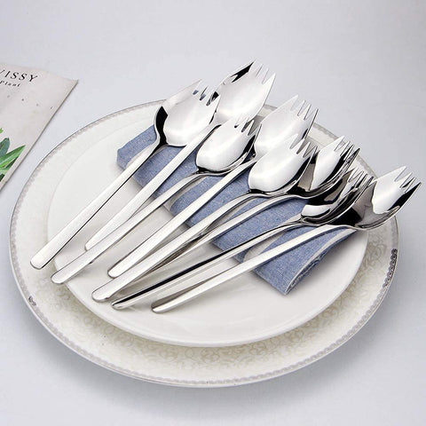 IQCWOOD sporks outdoor-ready for camping and travel.