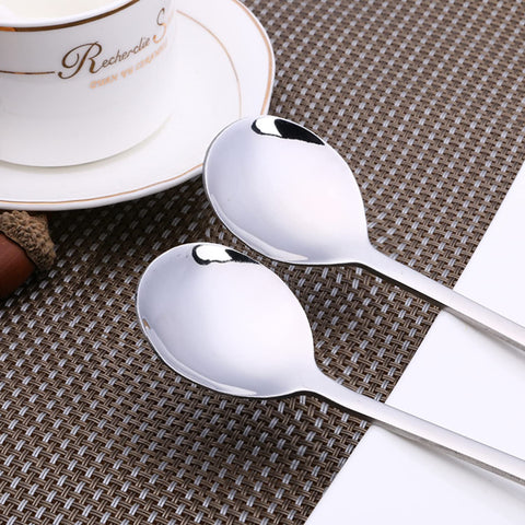 IQCWOOD wide spoon head supports soups stews and cereals