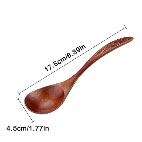 IQCWOOD wooden spoons featuring turtle shell texture for artisanal appeal and grip.
