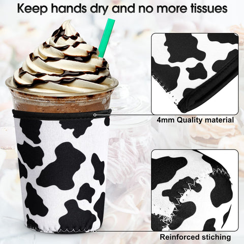 Irenare sunflower design sleeve enhances comfort and insulation for hot or cold beverages.