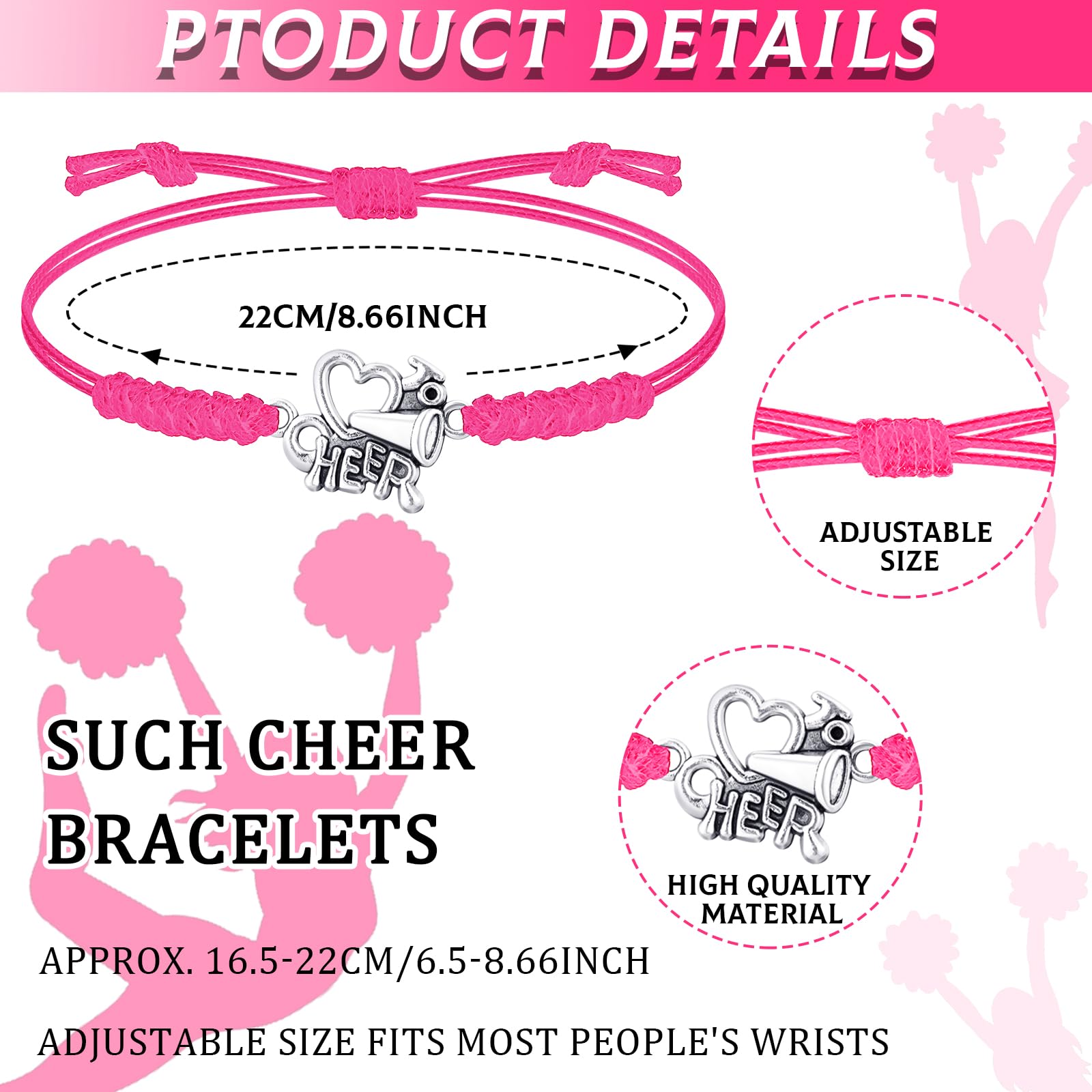 Irenare stainless steel keychain with cheer motif, everyday reliable.