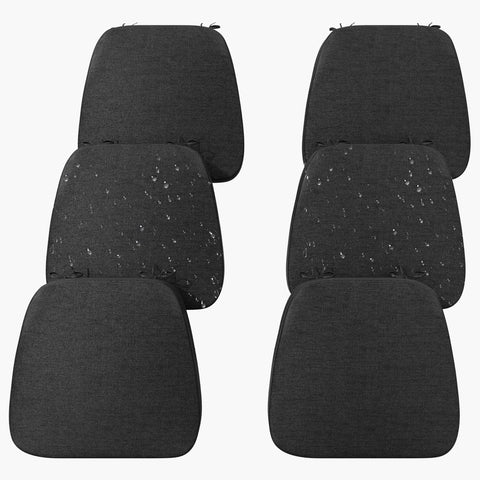 Iristykilin chair pad foam detail reveals 2.5-inch thickness for enhanced comfort.