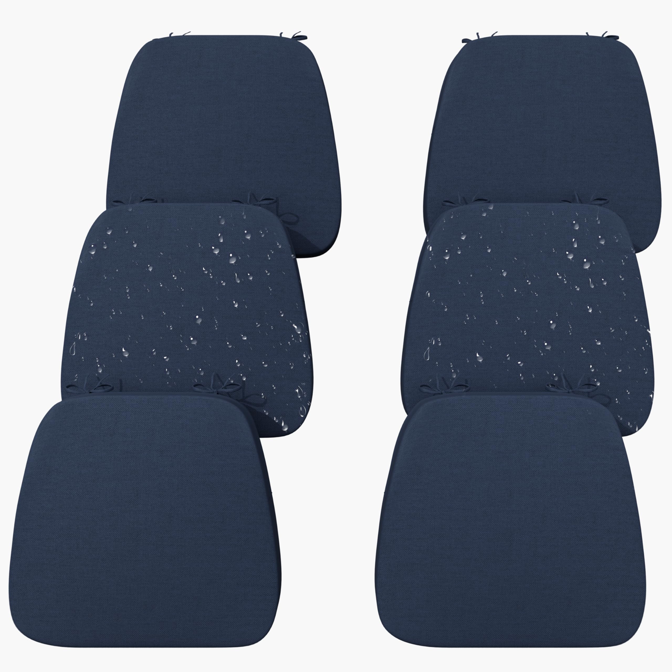 Iristykilin dining chair cushions waterproof material for easy spill cleanup