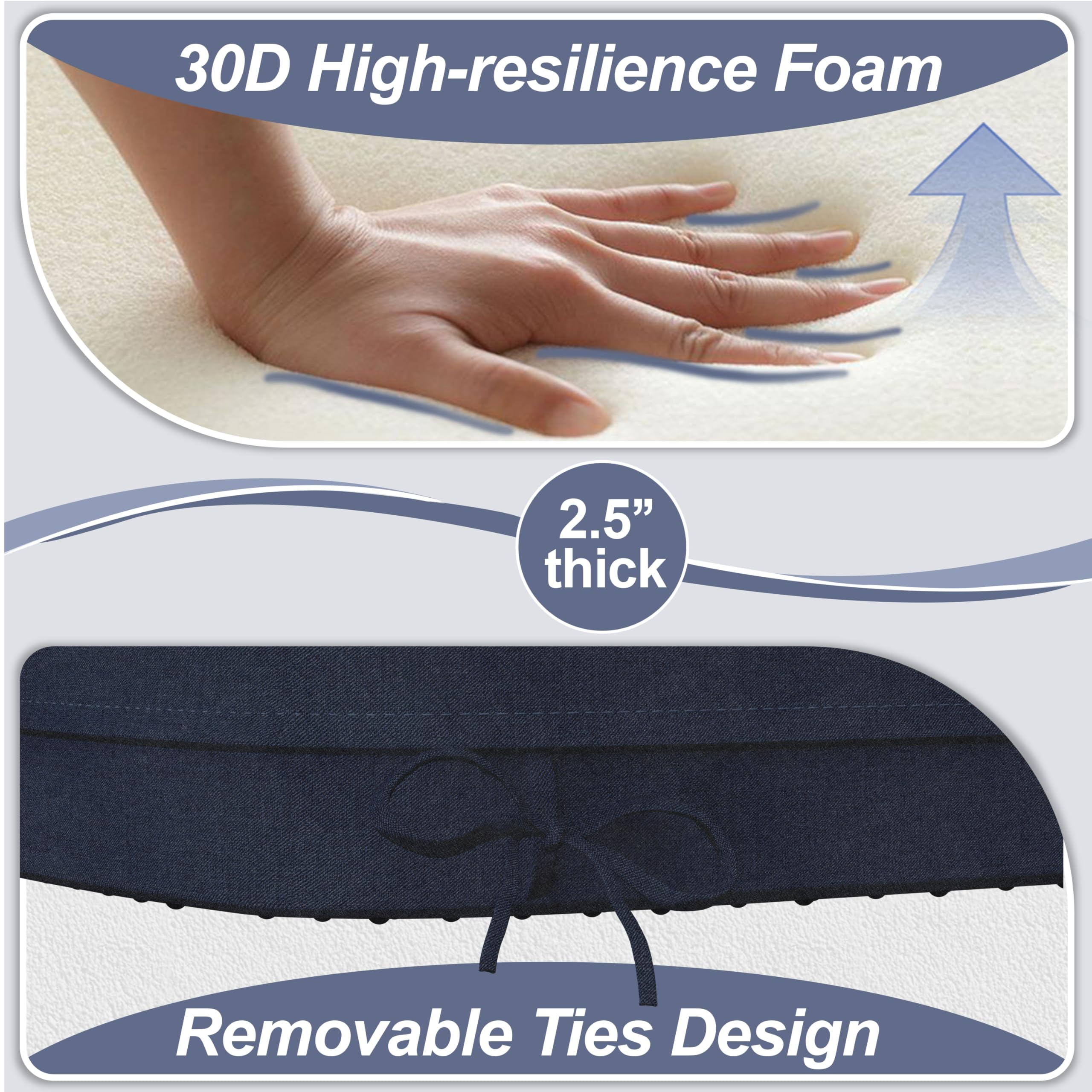 Iristykilin hidden zipper seat cover preserves aesthetics and protects the chair