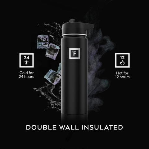 IRON FLASK 18/8 stainless steel BPA-free for safe everyday hydration.