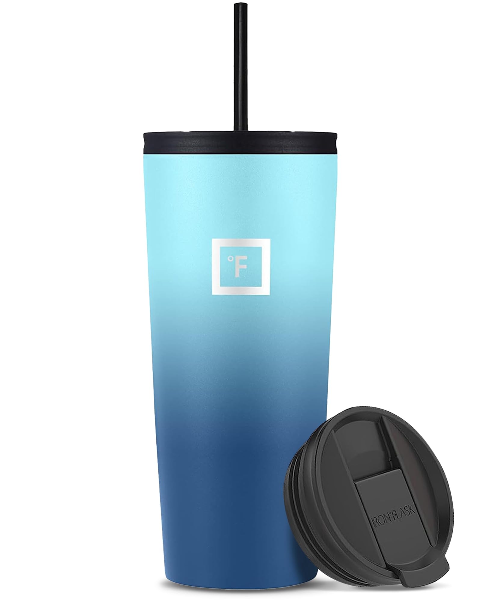 IRON °FLASK Classic 24oz blue waves tumbler ready for on-the-go hydration