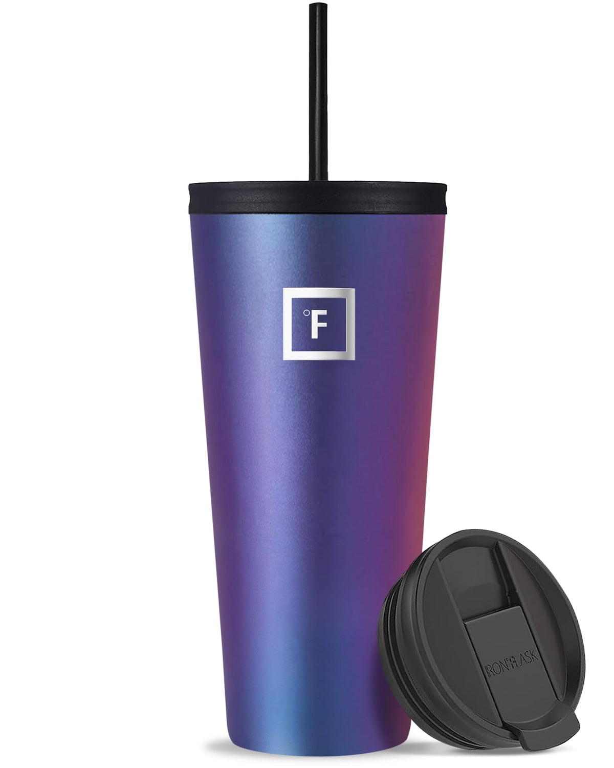 IRON °FLASK Classic Tumbler Aurora 32 oz front view with durable powder-coated finish.