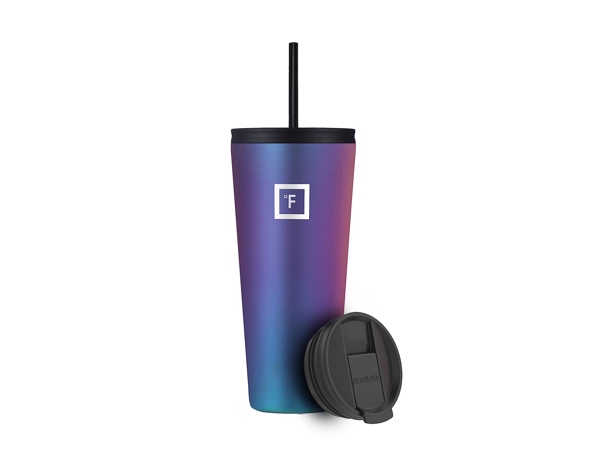 IRON °FLASK Classic Tumbler Aurora 32 oz insulated exterior highlights temperature retention.