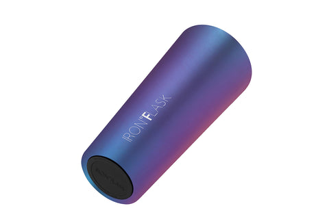 IRON °FLASK Classic Tumbler Aurora 32 oz leak-proof lid close-up for travel convenience.