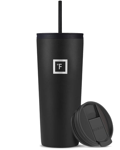 IRON °FLASK Classic Tumbler Midnight Black 24 oz with durable stainless steel finish for daily hydration