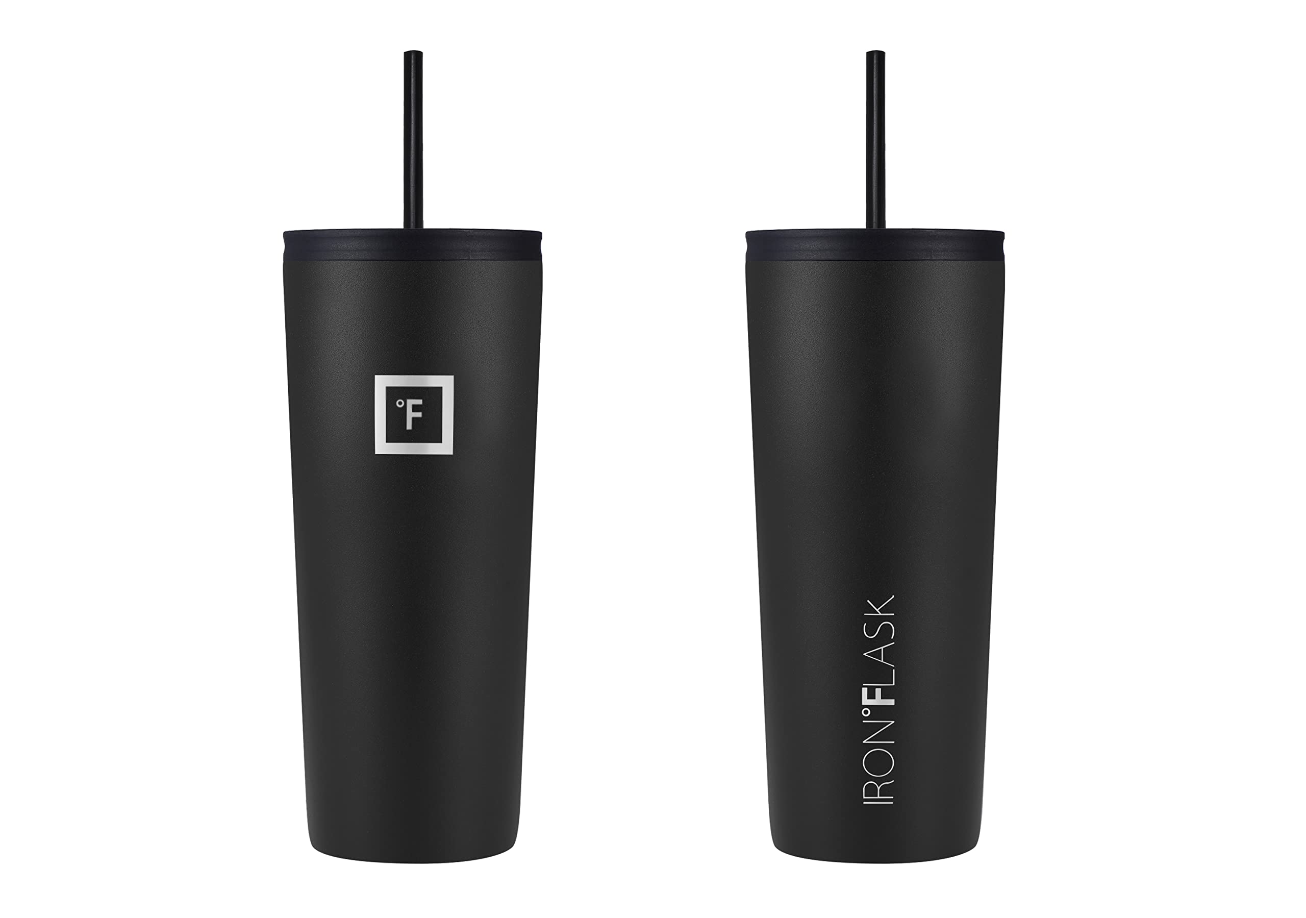 IRON °FLASK Classic Tumbler shows powder-coated finish for grip and style