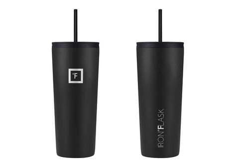 IRON °FLASK Classic Tumbler shows powder-coated finish for grip and style