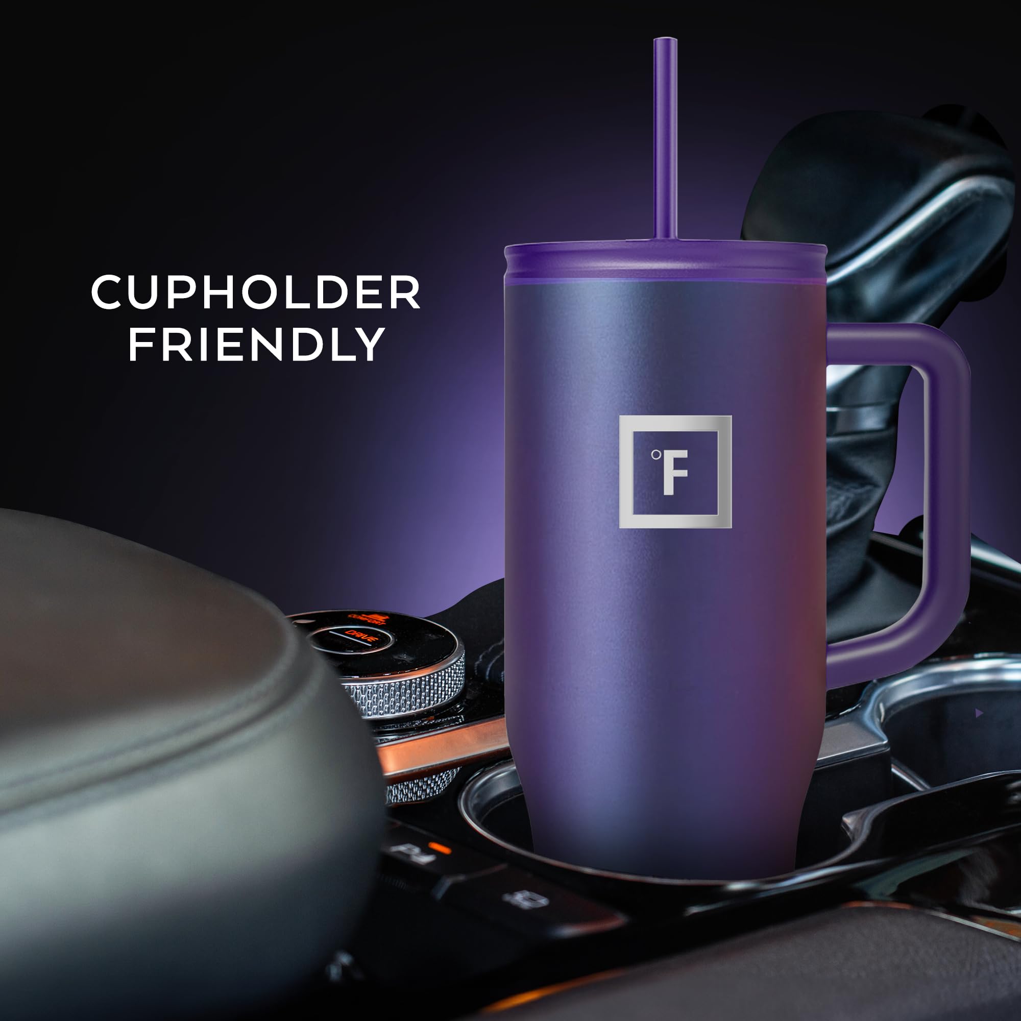 IRON °FLASK Co-Pilot 18/8 stainless steel body resists daily wear.