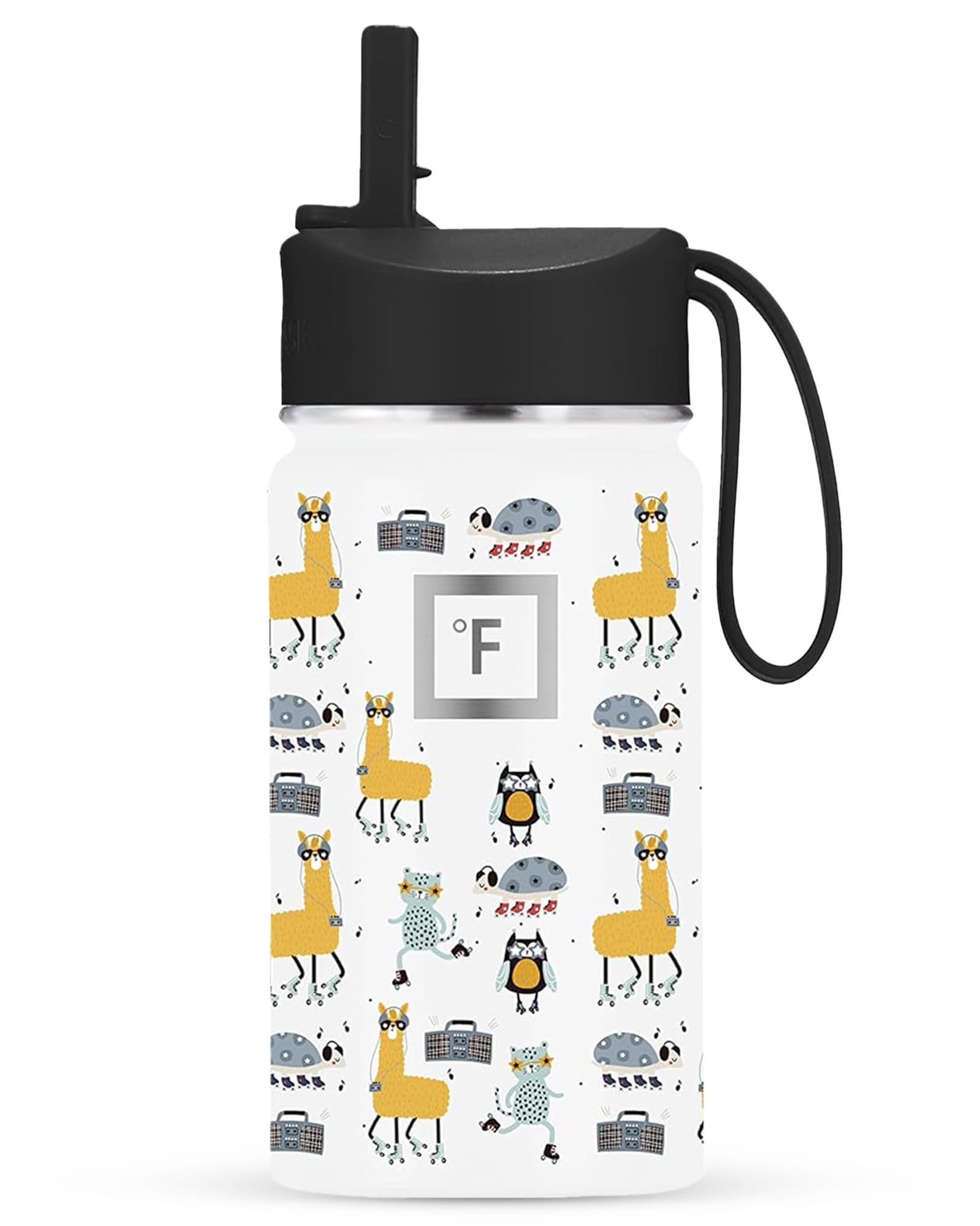 IRON °FLASK Kids Bottle with straw lid for spill-free school mornings.