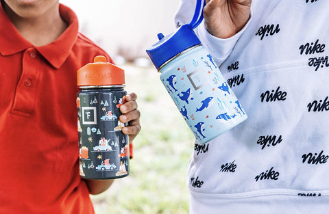 IRON °FLASK durable double-wall insulation for active kids daily hydration.