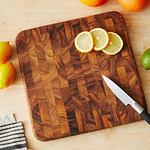 Ironwood Oslo board dimensions 12-by-12 inches for balanced kitchen use