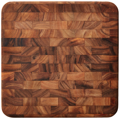 Ironwood Oslo end grain board durable design protects knives during heavy chopping