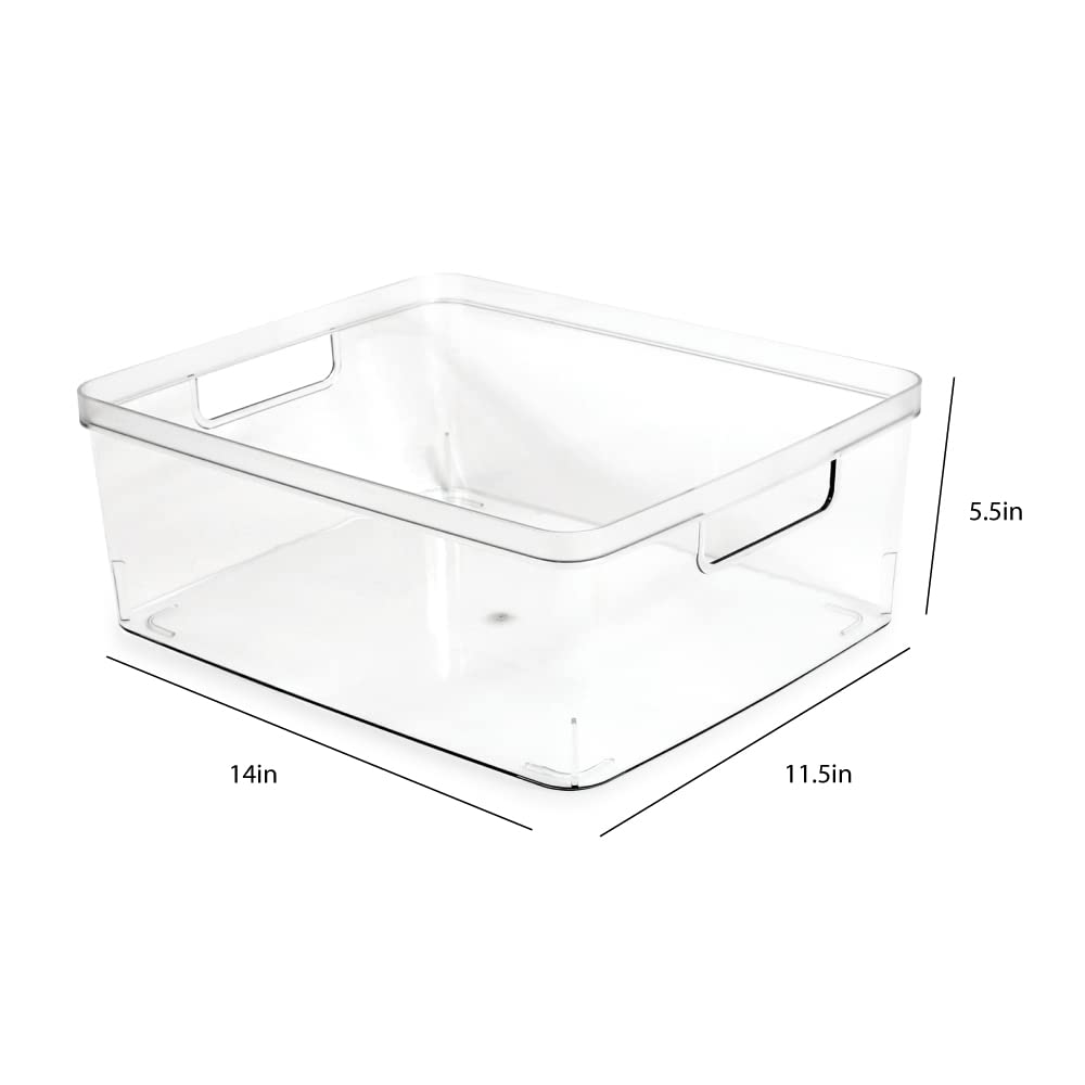 Isaac Jacobs kitchen counter storage bin for organized essentials and quick access.