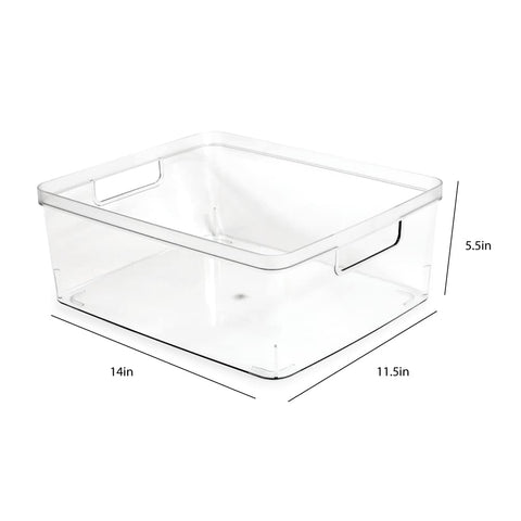 Isaac Jacobs kitchen counter storage bin for organized essentials and quick access.