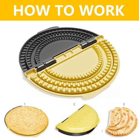 Ishenkea tortilla sealer suitable for dumplings and sandwiches with compact design.
