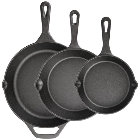 IsheTao 6-inch cast iron skillet for versatile stove-to-oven cooking