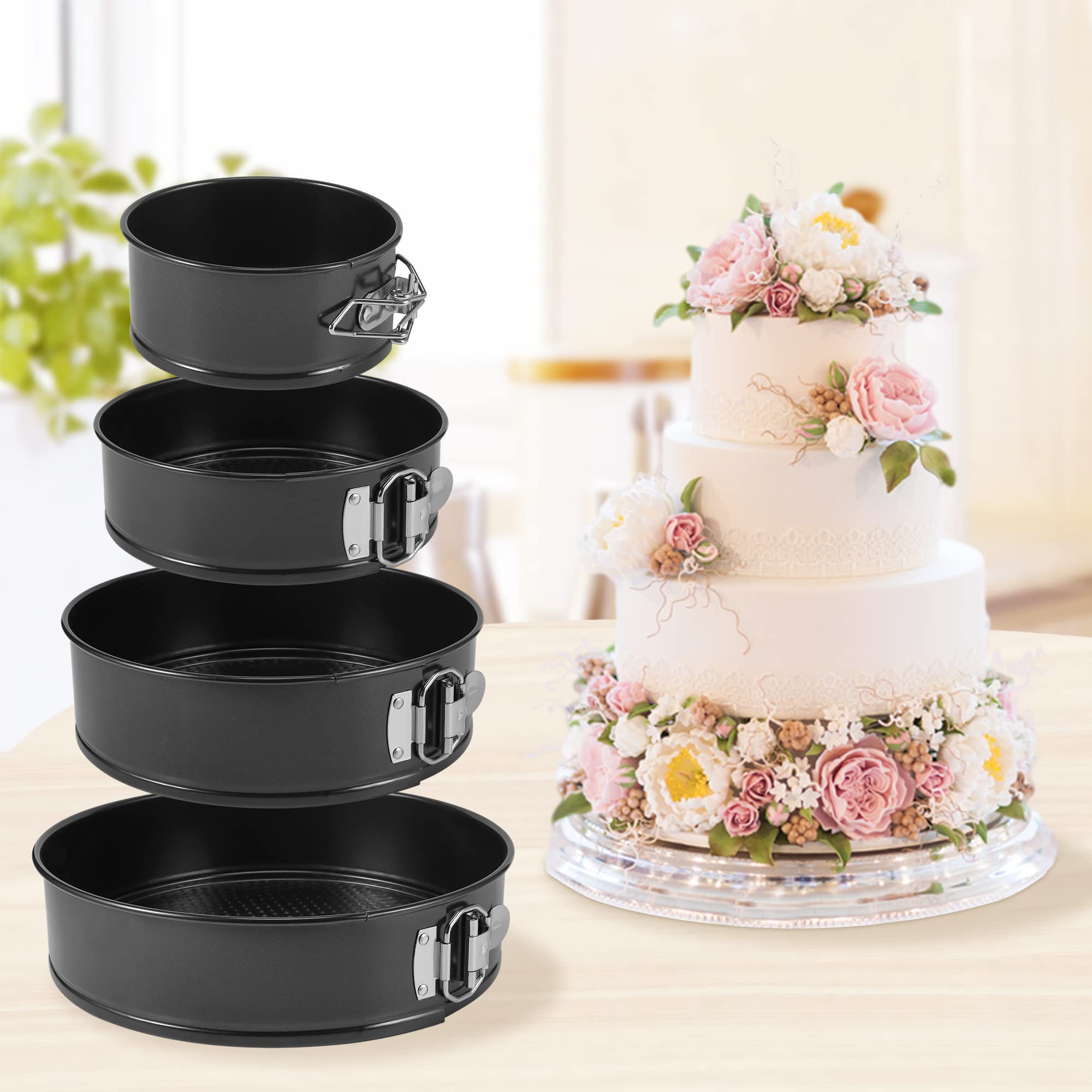 ishetao springform pan oven-safe up to 450°F for versatile baking