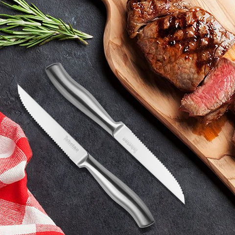 ishtao steak knife 6-set dishwasher-safe design simplifies cleanup
