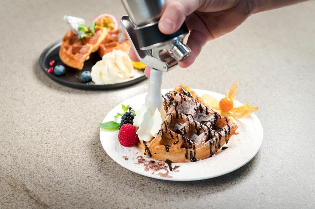 Isi North America Cream Profi Whip dishwasher-safe design for easy cleanup after service