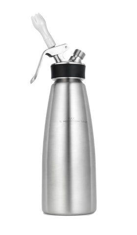 Isi North America Cream Profi Whip front view highlights 1 qt capacity for quick cold whipped cream