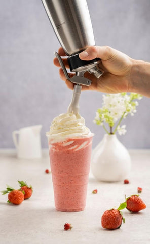 Isi North America Cream Profi Whip removable head clean design ensures hygienic cleanup