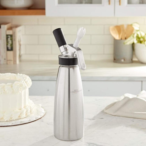 Isi North America Cream Profi Whip compact storage saves counter space in busy kitchens