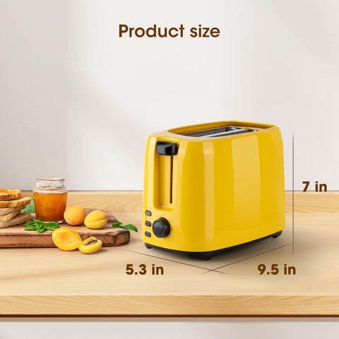 Bright yellow finish brightens kitchen counters.