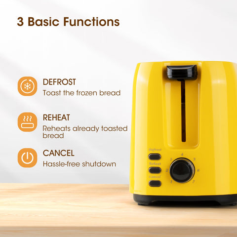 Defrost and reheat features help prevent over-browning.