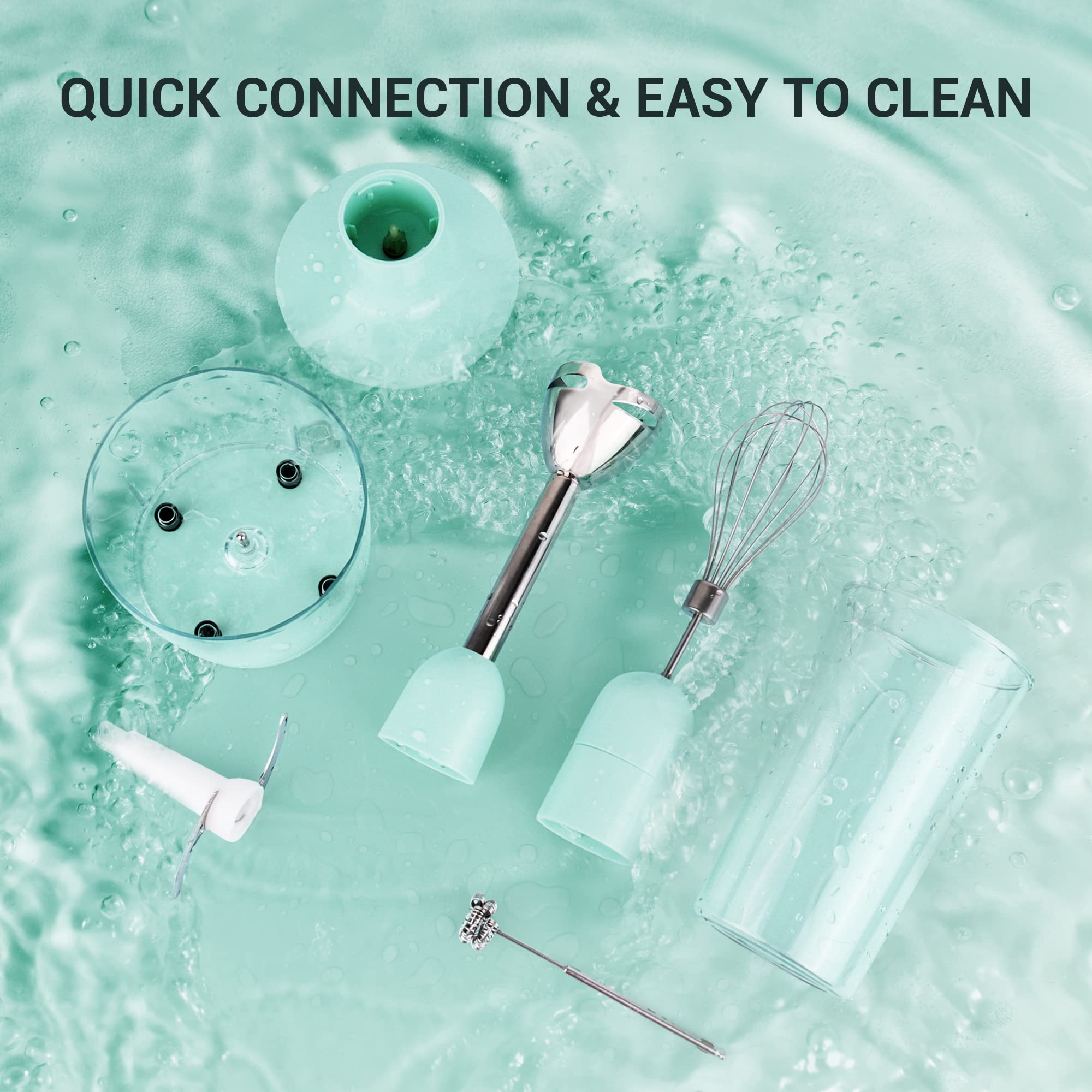 ISILER dishwasher-safe parts simplify cleanup after cooking.