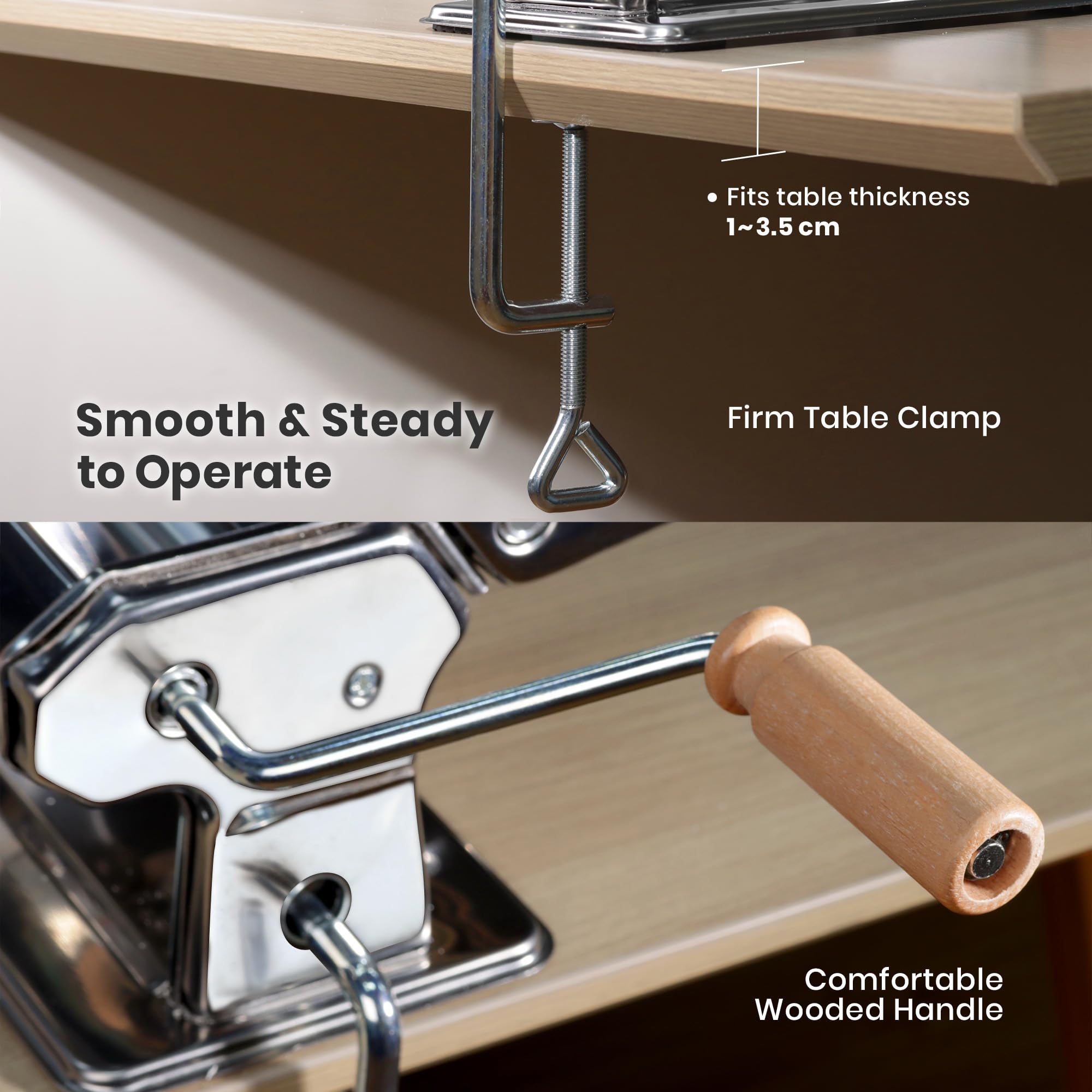 ISILER pasta maker cutters show two widths for versatile pasta shapes