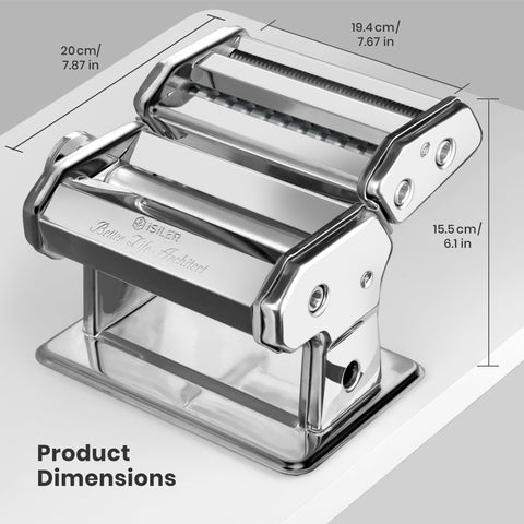 ISILER pasta maker table clamp keeps the machine steady during use