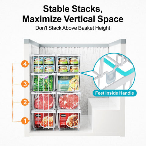 iSPECLE open-frame design promotes air flow for fresher freezing