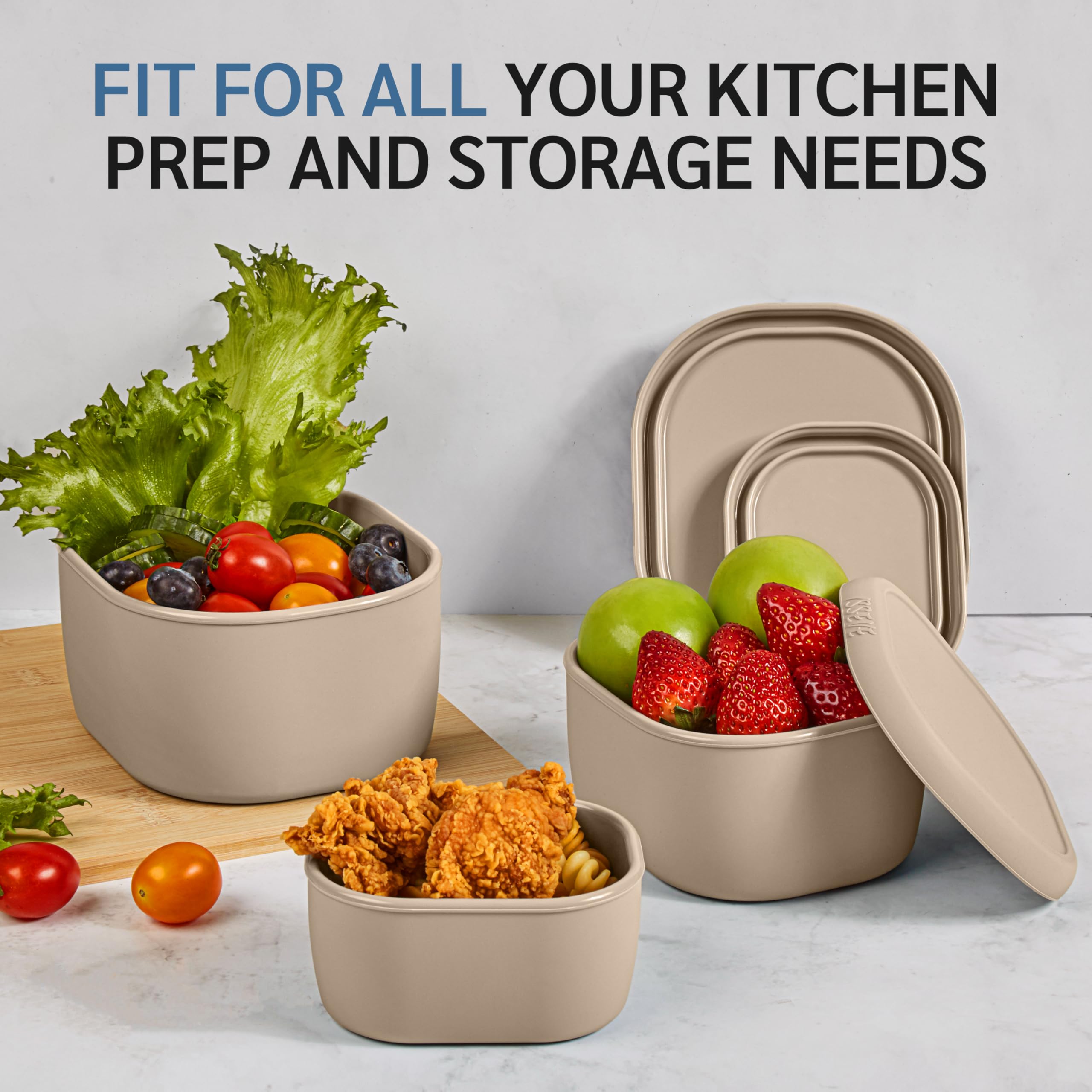 ISSEVE 10oz container used for snack packing and portions.