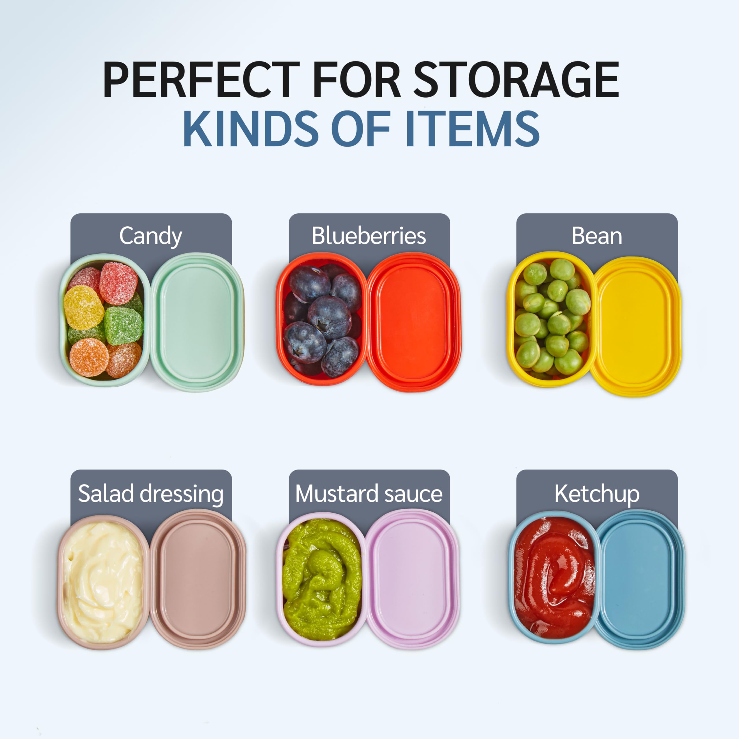 ISSEVE 1.3oz silicone container for dips and dressings