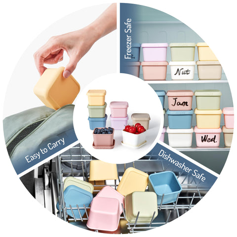 ISSEVE portable snack organization for daycare, school, and travel